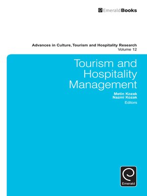cover image of Advances in Culture, Tourism and Hospitality Research, Volume 12
